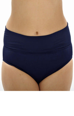 Roll Top Swim Briefs Navy