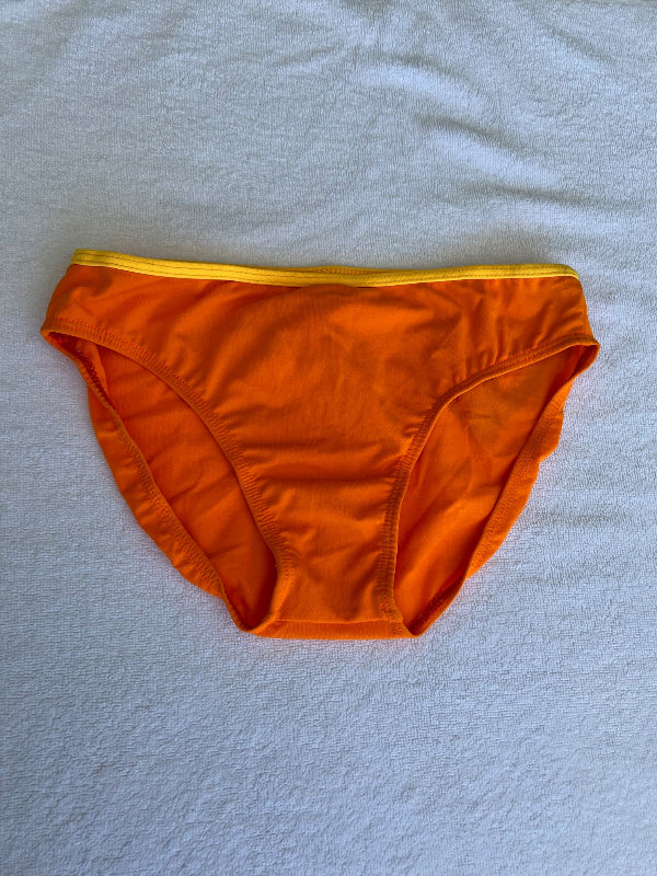 Orange bikini bottom
