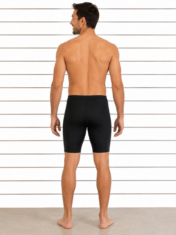Mens Black Swim Jammers back