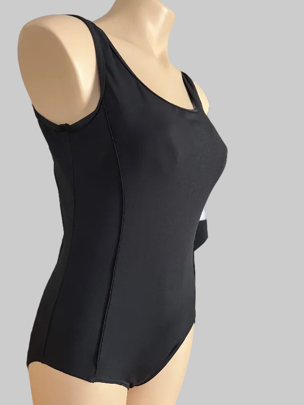 Women One Piece Swimsuit Black
