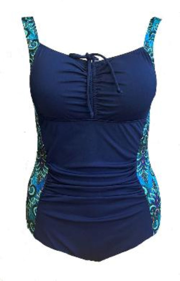 Chlorine resistant one piece swimsuit