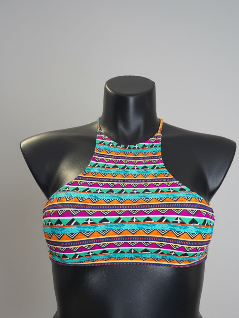 Heaven T-Bar Top Bright geometric textured print