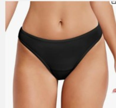 High Waist High Cut Leg Period Bikini Bottoms|