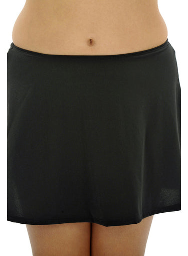 Skort Skirt with attached brief Chlorine Resistant - Black