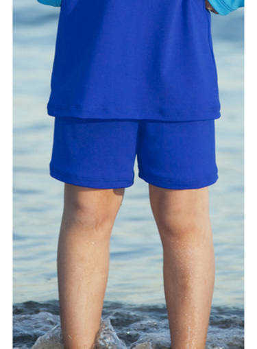 Child Swim Shorts Chlorine Resistant - Blue