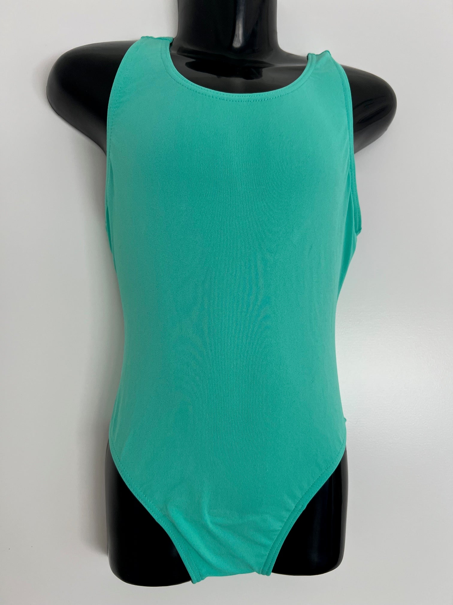 Girls One Piece Racing Swimsuit Chlorine Resistant - Lime