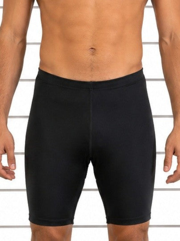 Mens Black Swim Jammers Chlorine Resistant