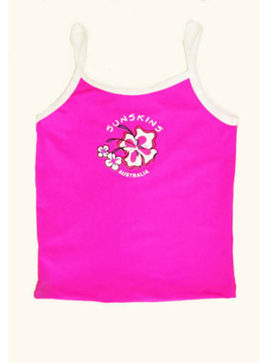 Girls Tankini Top - Chlorine Resistant - Pink