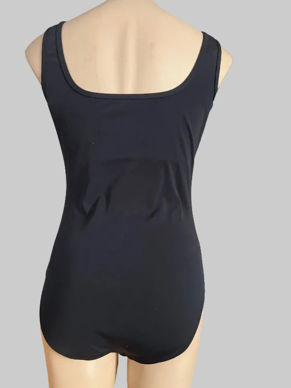 Women One Piece Swimsuit Black
