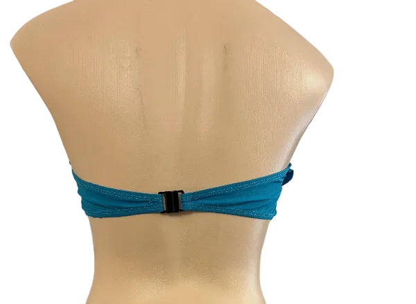 Frill Swim Bandeau - Chlorine Resistant Teal
