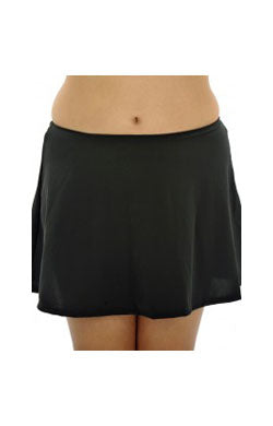 Skort Skirt with attached brief Chlorine Resistant - Black (26-32)