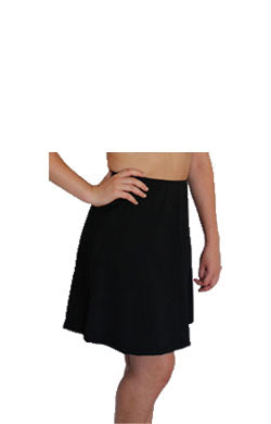 Swim Skirt Long Chlorine Resistant - Black