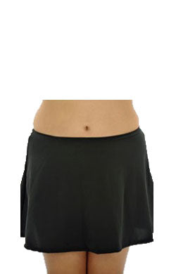 Skort Skirt with attached brief Chlorine Resistant - Black