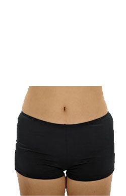 Boyleg Shorts Chlorine Resistant - Black Sizes 8 - 24