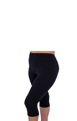 Three Quarter Leggings Chlorine Resistant - Black 12 -24