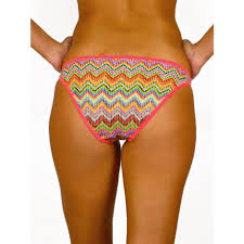 Baku Chevron Hipster Bikini Pant Size 12