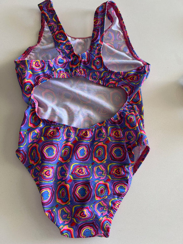 Girls Racer - Chlorine Resistant - Candy Print 