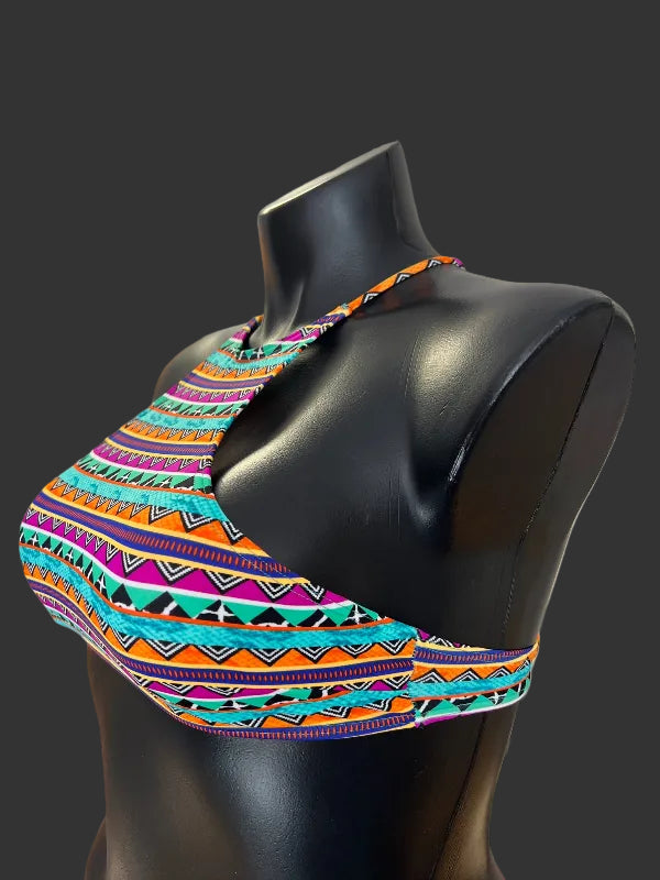 Heaven T-Bar Top Bright geometric textured print