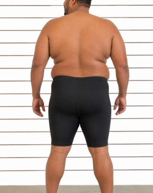 Mens Jammers Black Chlorine Resistant 